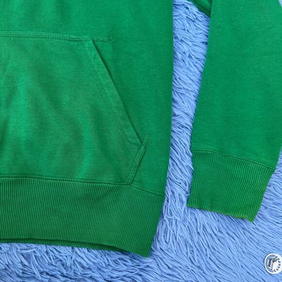 Nike Center Swoosh Logo Hoodie Sweater Size Small Mens Green Black Casual - Picture 7 of 13